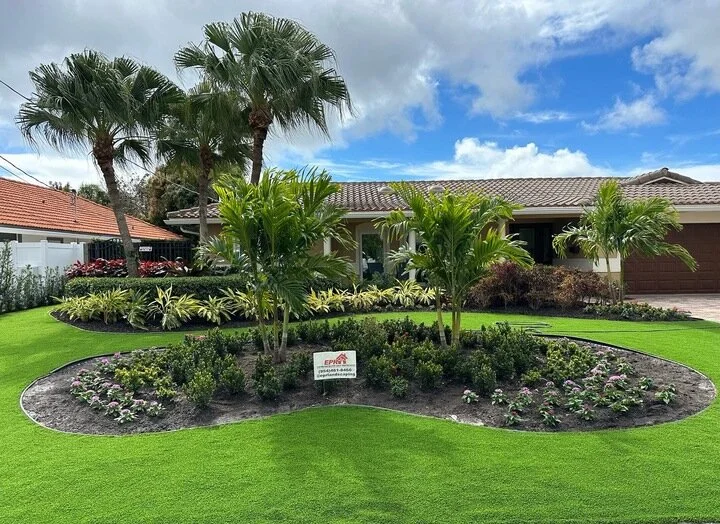 Professional landscaping project