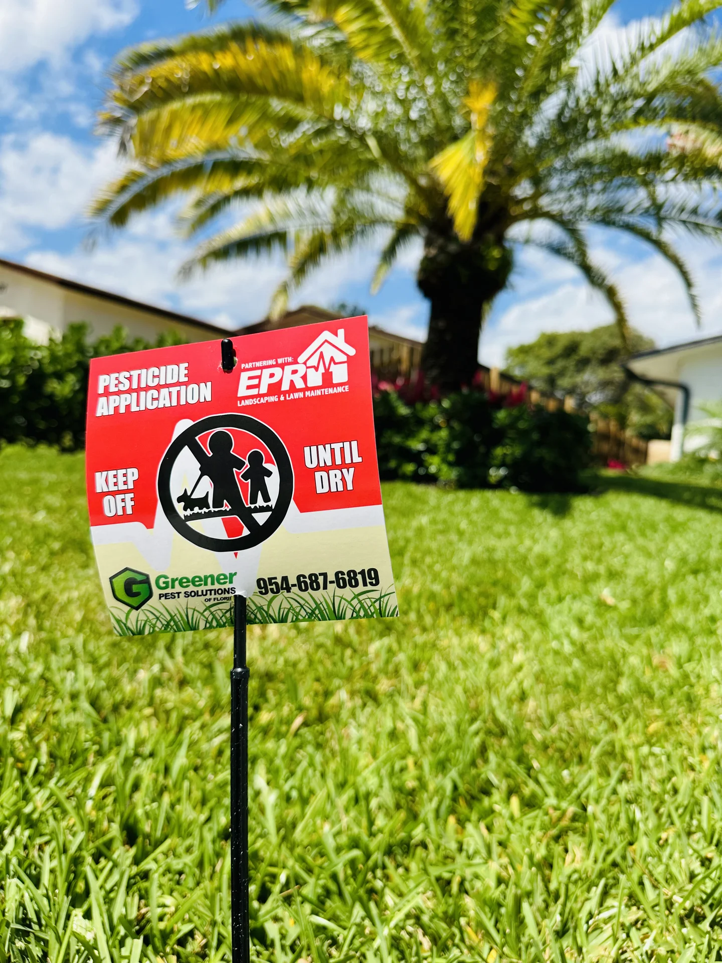 Lawn treatment and fertilization